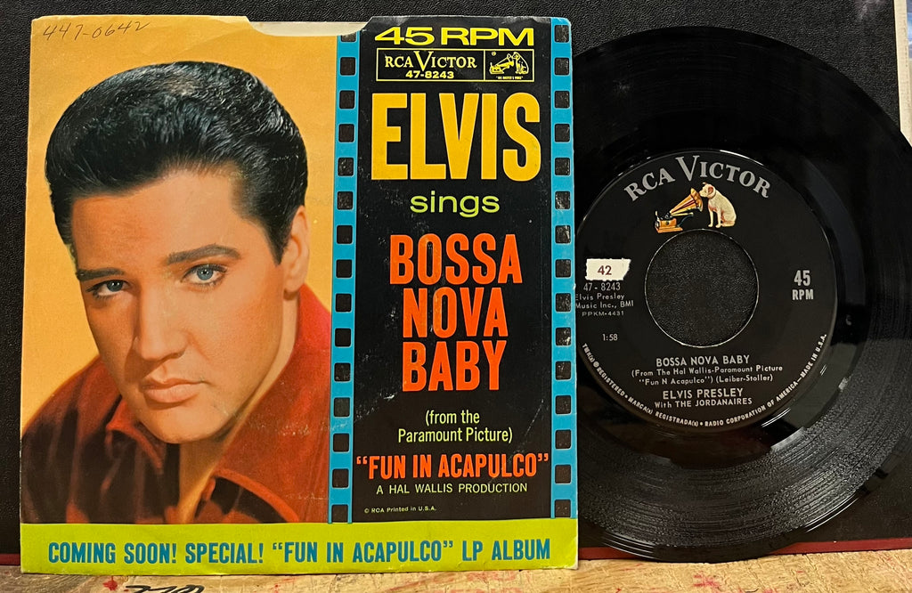 Elvis Presley - Bossa Nova Baby b/w Witchcraft w/ PS