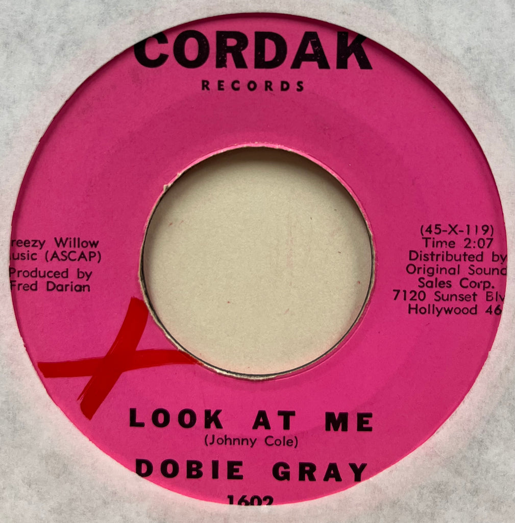 Dobie Gray - Look at Me b/w Walkin' and Whistlin'