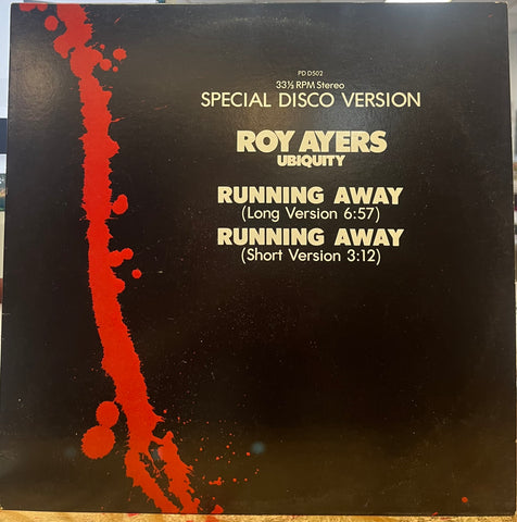 Roy Ayers Ubiquity - Running Away (Long Version) b/w Running Away (Short Version) 12"