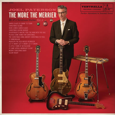 Joel Paterson - The More the Merrier: Hi-Fi Christmas Guitar Vol. 2 - LP on limited colored vinyl