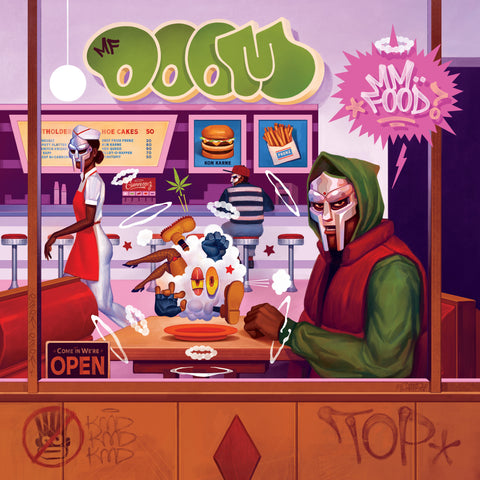 MF Doom - Mmmm...Food - Anniversary Edition 2 LP set on limited colored vinyl - NEW ARTWORK!