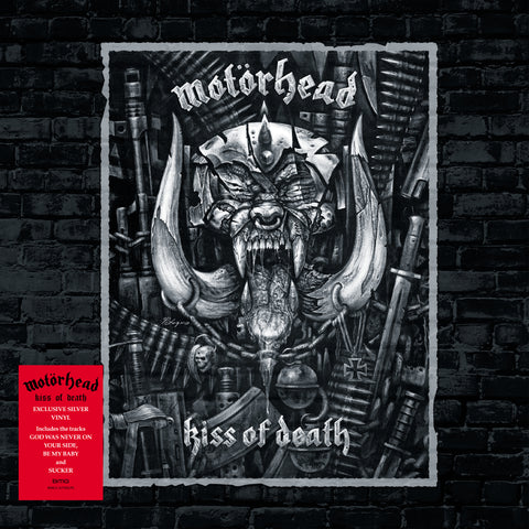 Motorhead - Kiss of Death - on limited SILVER vinyl