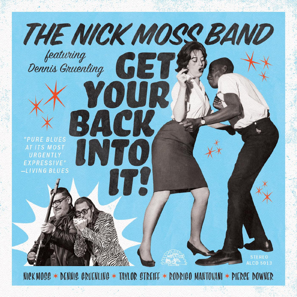 Nick Moss Band - Get Your Back Into It! - on limited RED vinyl