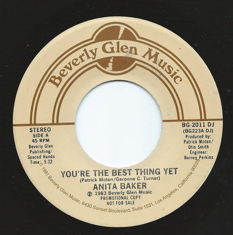 Anita Baker - You're The Best Thing Yet b/w Squeeze Me