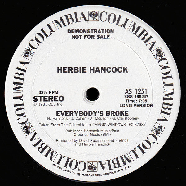 Herbie Hancock - Everybody's Broke 3:53 Version and 7:05 Version