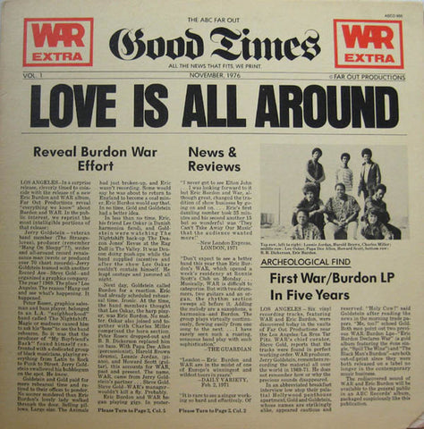 WAR -  Love is All Around