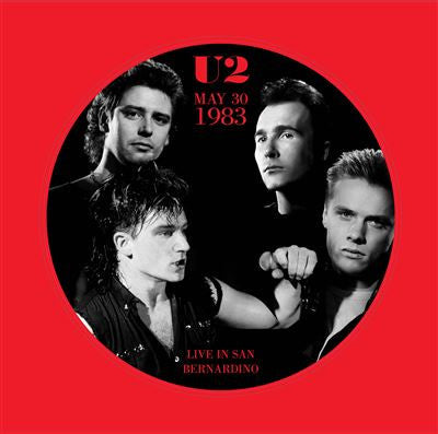 U2  - Live in San Bernardino 1983 - import LP PICTURE DISC