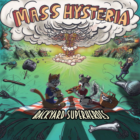 Backyard Superheroes - Mass Hysteria (Green Vinyl)