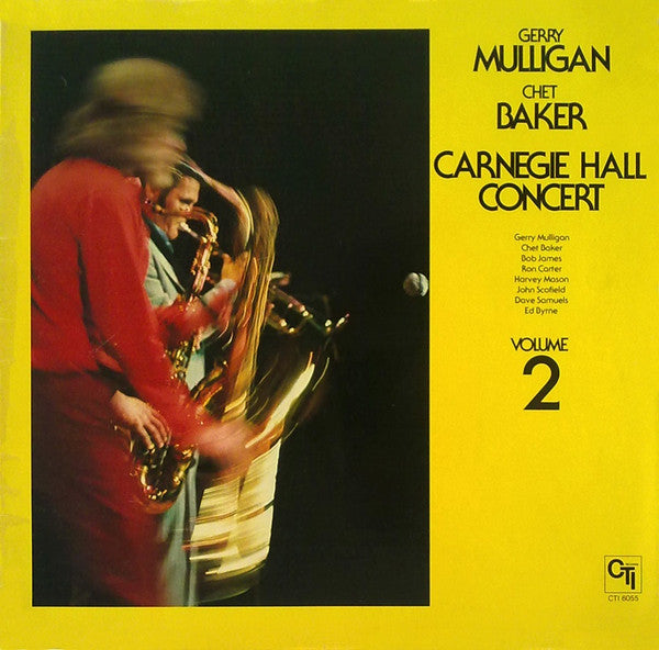 Gerry Mulligan & Chet Baker Carnegie Hall Concert Volume 2