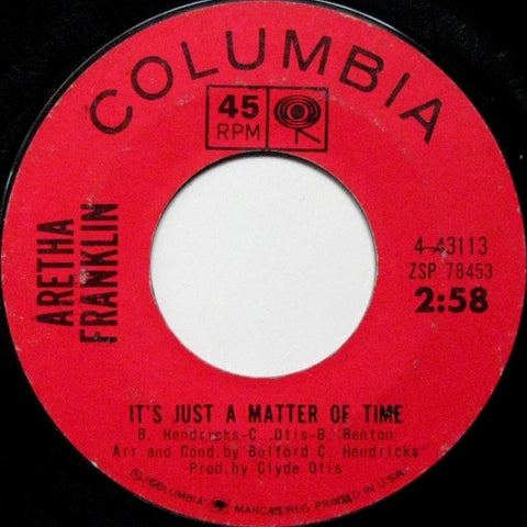 Aretha Franklin - Runnin' Out of Fools b/w It's Just a Matter of Time