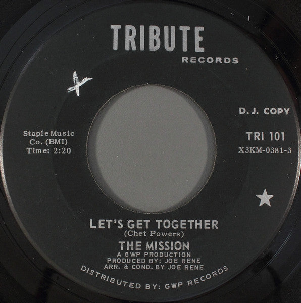 Mission - Let's Get Together b/w Everything's Just Fine