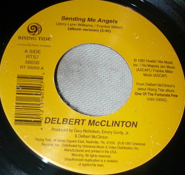 Delbert McClinton - Sending Me Angels b/w Better Off with The Blues