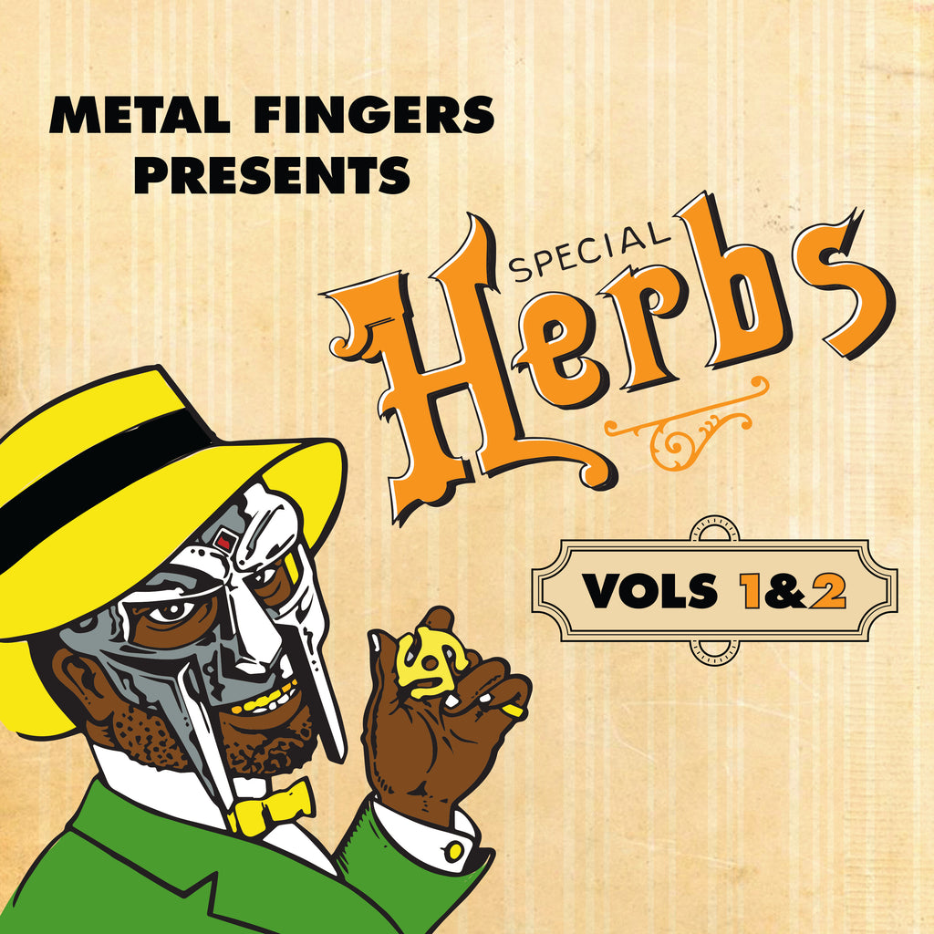 MF Doom - Special Herbs Vols 1&2 (as Metal Fingers) 2 LPs on colored vinyl
