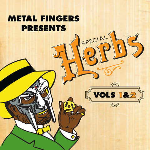 MF Doom - Special Herbs Vols 1&2 (as Metal Fingers) 2 LPs on colored vinyl