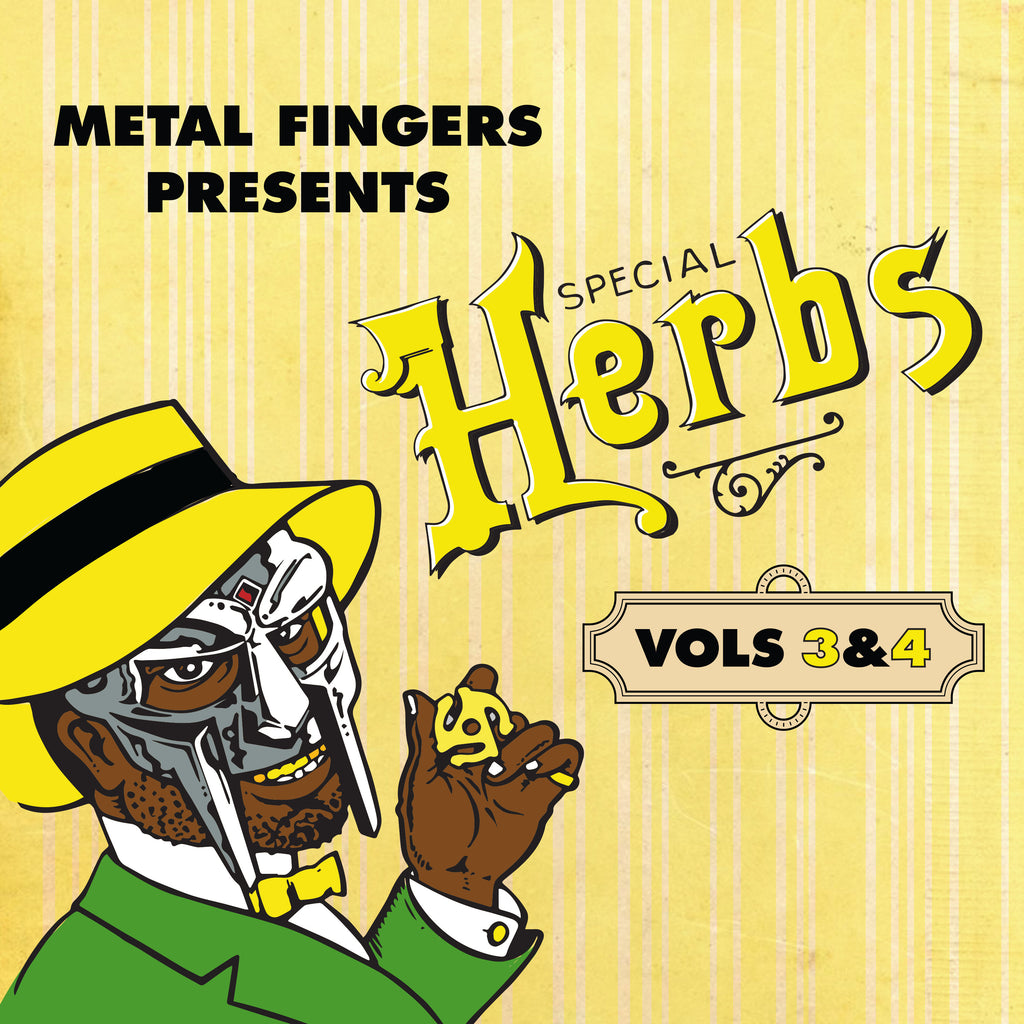 MF Doom - Special Herbs Vols 3&4 (as Metal Fingers) 2 LPs on colored vinyl