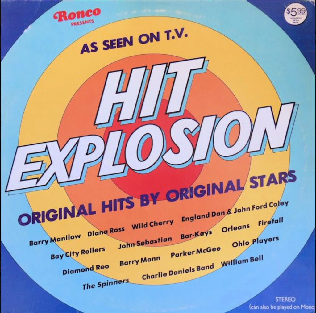 Various - Ronco Presents Hit Explosion! Original Hits by Original Stars As Seen on TV!
