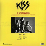 Kiss - Black Diamond - Live 1974 broadcast on import colored vinyl