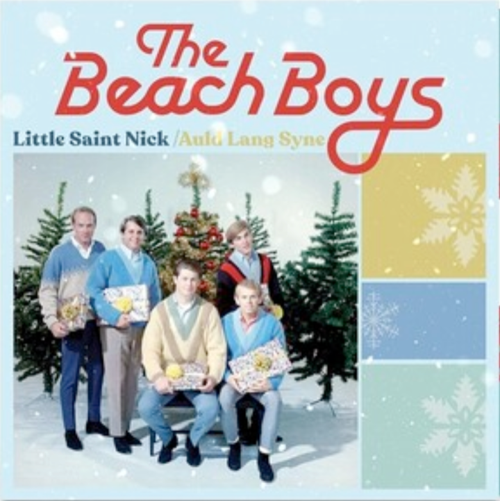 Beach Boys - Little Saint Nick / Auld Lang Syne - 7" 45 on limited colored vinyl