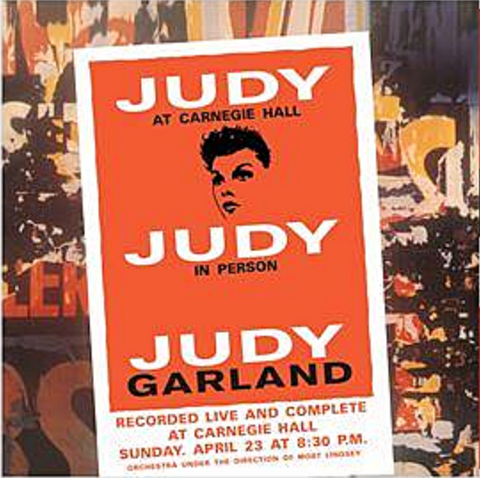 Judy Garland - Live at Carnegie Hall - import LP on colored vinyl