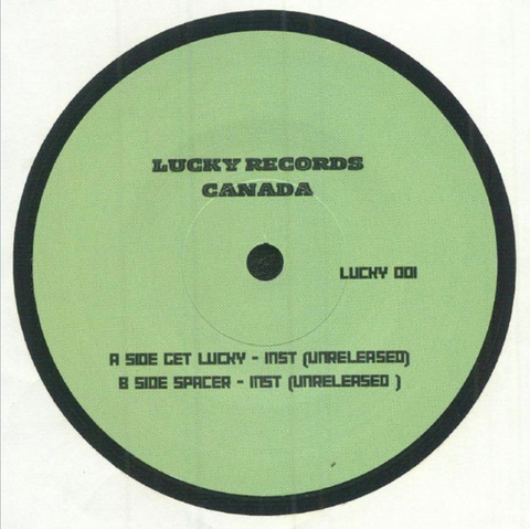 Daft Punk - Get Lucky (instrumental) / Spacer (instrumental) 7"
