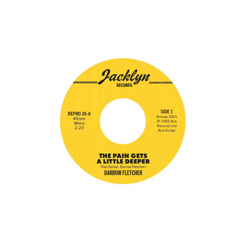 Darrow Fletcher - The Pain Gets a Little Deeper / My Judgement Day 7"