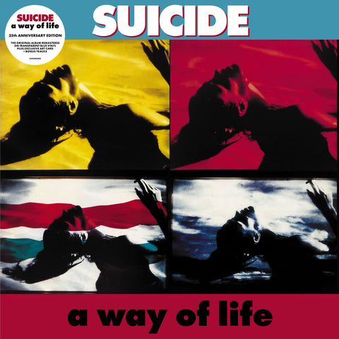 Suicide - A Way of Life on limited edition BLUE vinyl w/ bonus tracks & art card