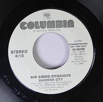 Big Audio Dynamite - Badrock City PROMO