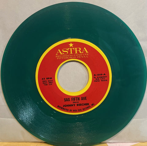 Johnny Beecher - Sax Fifth Ave b/w Jack Sax The City on GREEN vinyl
