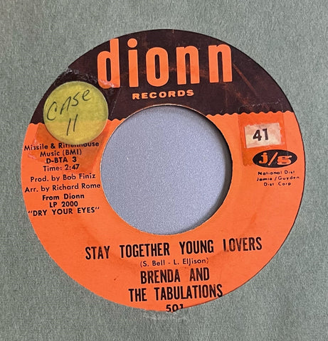 Brenda and The Tabulations - Stay Together Young Lovers b/w Who's Lovin' You