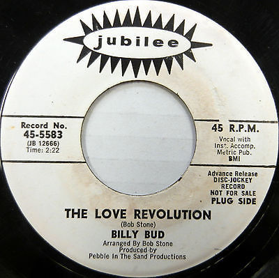 Billy Bud - The Love Revolution b/w Like I Want You To