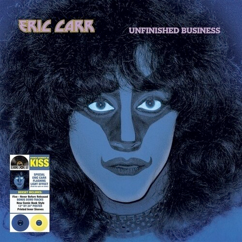 Eric Carr - Unfinished Business: The Deluxe Box Set -  limited 2 LP set on colored vinyl for RSD24