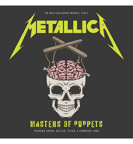 Metallica - Masters of Puppets: Live in Texas 1989 on limited colored vinyl