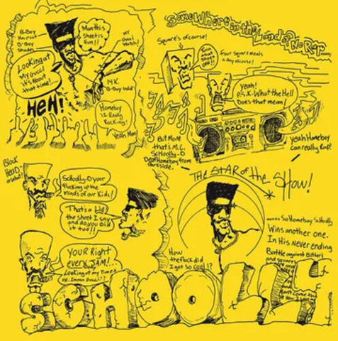 Schooly D self-titled - on Limited colored vinyl for BF-RSD