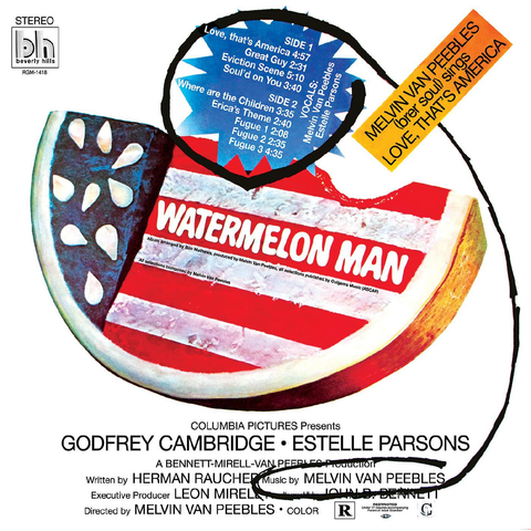 Melvin Van Peebles - Watermelon Man Soundtrack on limited colored vinyl