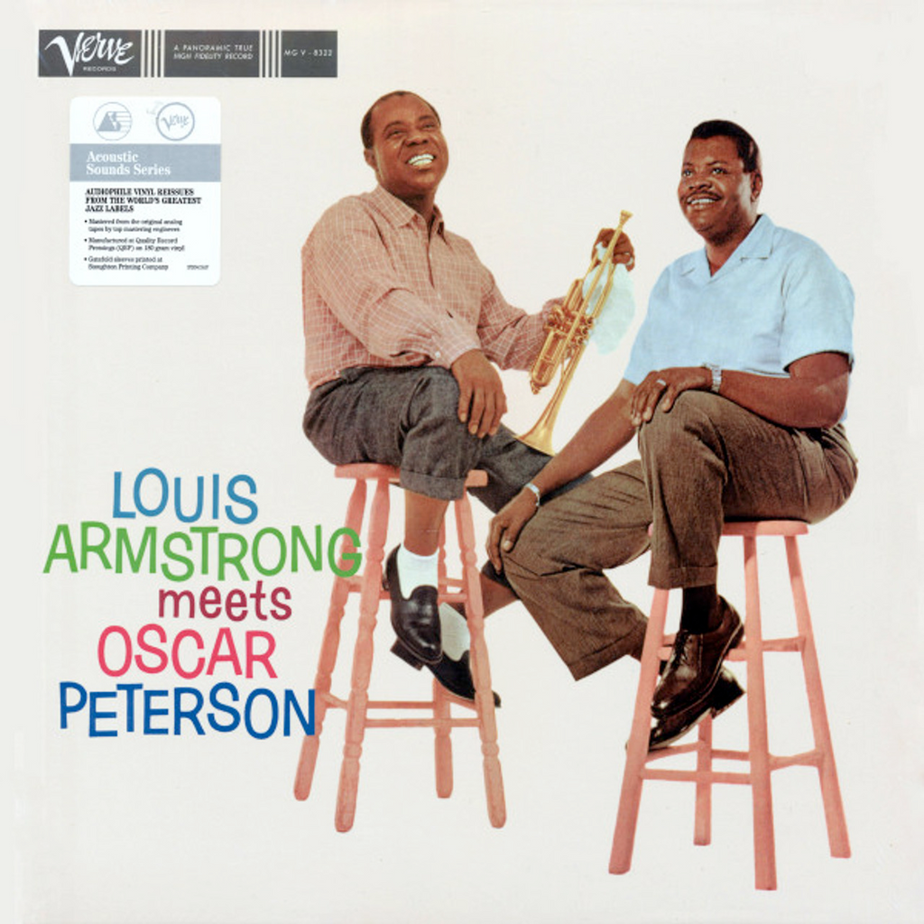 Louis Armstrong Meets Oscar Peterson - 180g import w/ gatefold [Verve Acoustic Sounds series]