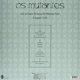 Os Mutantes - Live at Teatro de Arena de Ribeirao Preto 1978