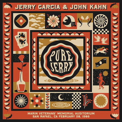Jerry Garcia - Pure Garcia - w/ John Kahn at Marin Veterans Memorial Auditorium 1986 - 2 LPs on Limited colored vinyl for BF-RSD