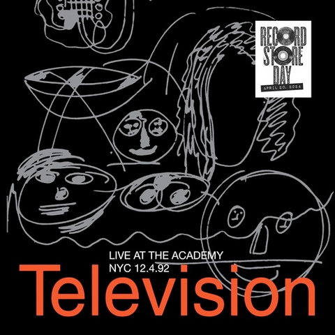 Television - Live at The Academy - Limited 2 LP set on limited colored vinyl for RSD24