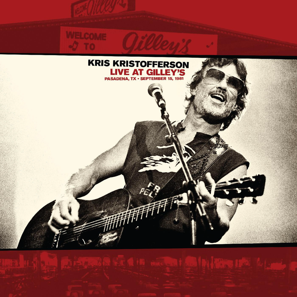 Kris Kristofferson - Live From Gilley's in 1981 on limited colored vinyl