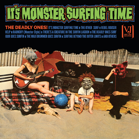 Deadly Ones - It's Monster Surfing Time - limited edition colored vinyl