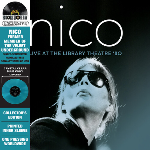 Nico - Live at the Library Theatre '80 - LP on Limited colored vinyl for RSD23
