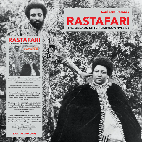 Various - Rastafari: The Dreads Enter Babylon 1955-83 - 2 LP set on limited colored vinyl w/ download