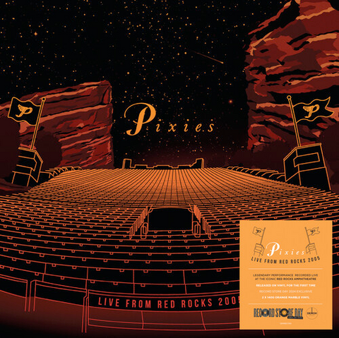 Pixies - Live From Red Rocks - Limited 2 LP set on colored vinyl for RSD24