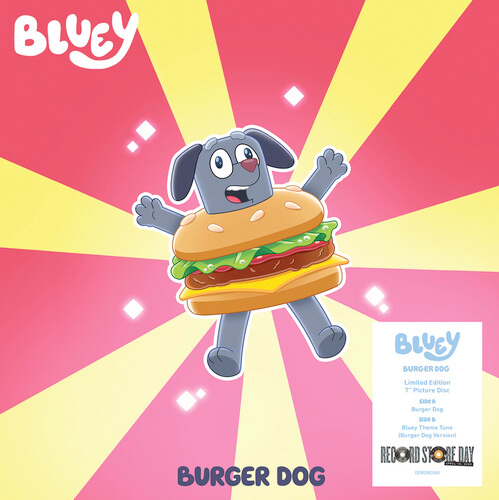 Bluey - Burger Dog / Bluey Theme - 7' Picture Disc for RSD25