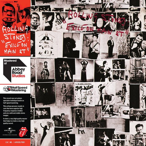 Rolling Stones - Exile on Main Street 2 LP import half speed mastering on 180g