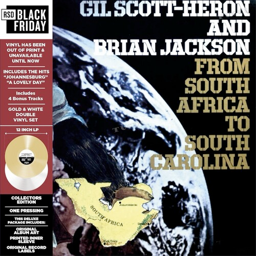 Gil Scott-Heron & Brian Jackson - From South Africa to South Carolina - 2 LPs on limited colored vinyl for BF24