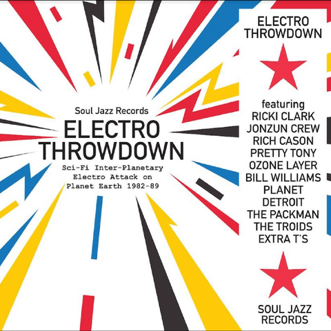 Various - Electro Throwdown: Sci-Fi Inter-Planetary Electro Attack on Planet Earth 1982-89 - 2 LP import w/ download