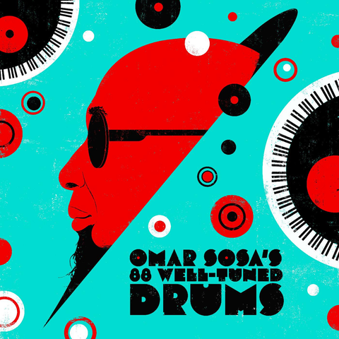 Omar Sosa - Omar Sosa's 88 Well-Tuned Drums - limited colored vinyl LP for RSD24