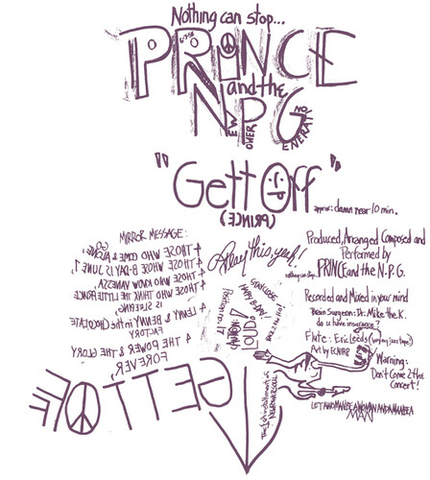 Prince - Gett Off -Limited 12" single for BF-RSD