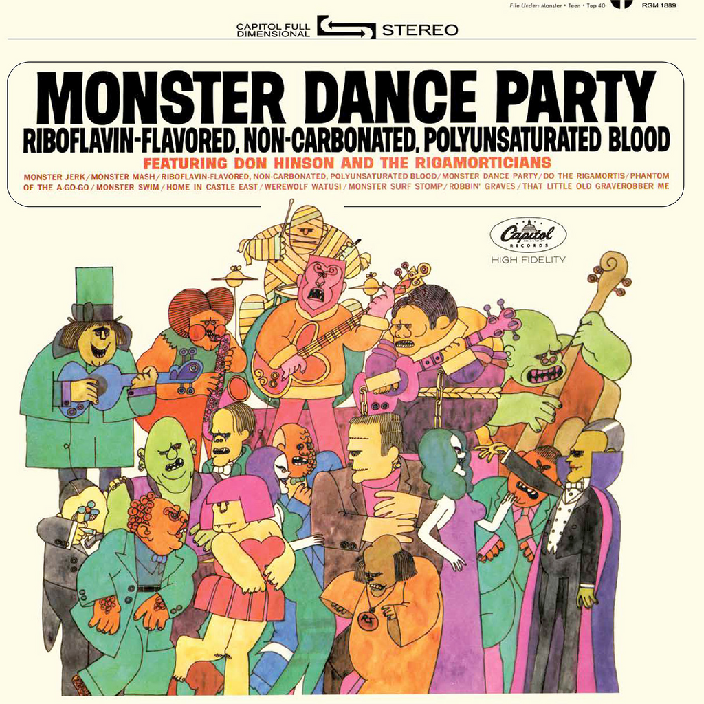 Don Hinson - Monster Dance Party - limited edition colored vinyl